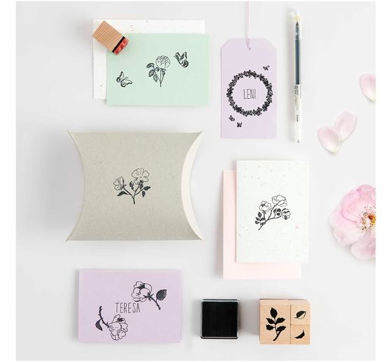 XL sada razítek "La Vie En Rose"