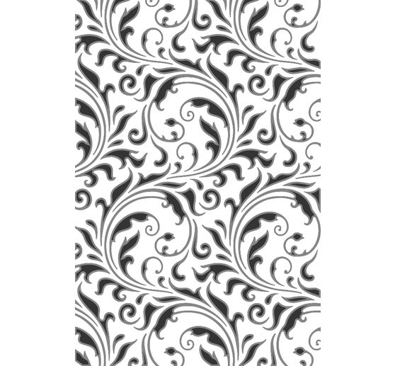 Víceúrovňová embosovací šablona Sizzix "Vault Flourish by Tim Holtz"