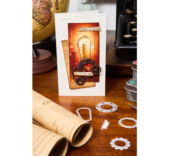 Výseková šablona Sizzix Thinlits "Vault Industrial by Tim Holtz"