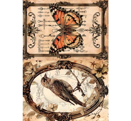 Slámová hedvábí s motivem "Krásy přírody"