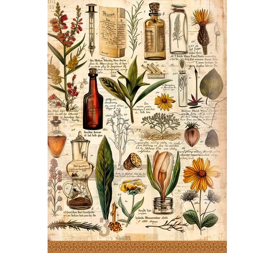 Slámová hedvábí s motivem "Krásy přírody"