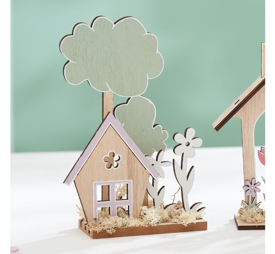 VBS Wooden building kit "House in the green"