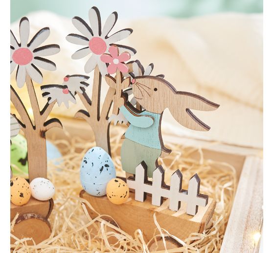 VBS Wooden building kit "Racing Easter bunnies"