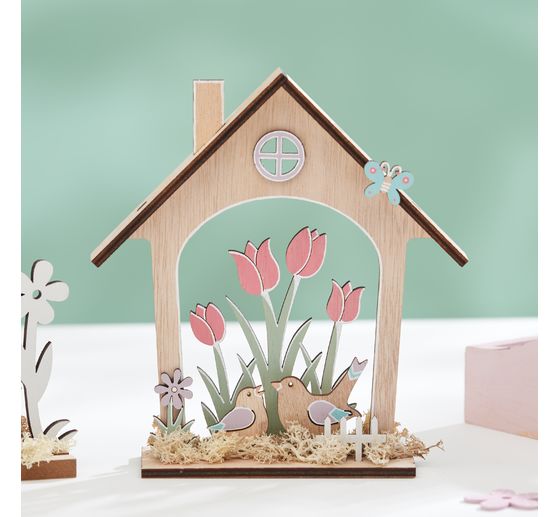 VBS Wooden building kit house "Spring awakening"