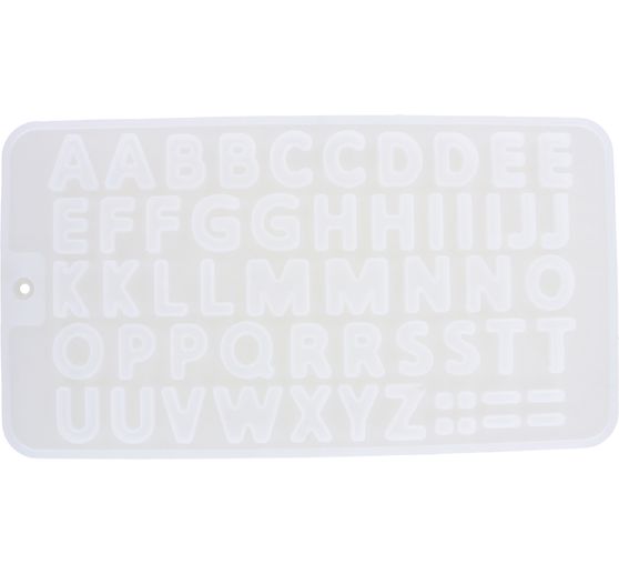 Silicone casting mould for casting resin "Alphabet"