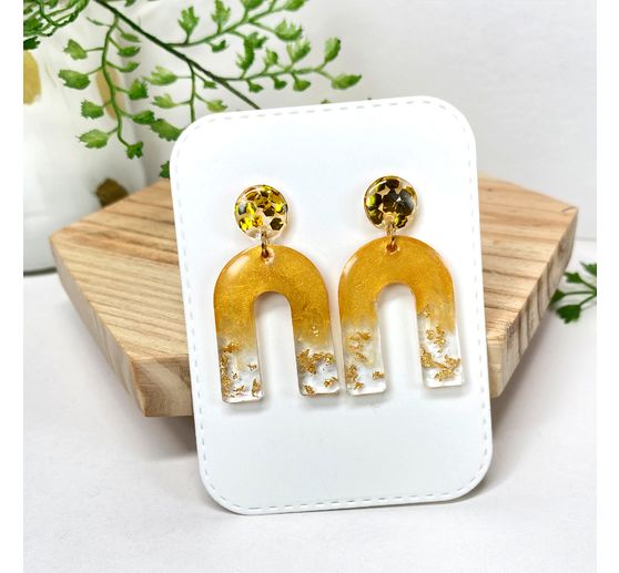 Gold silver particle mix, 9 jars