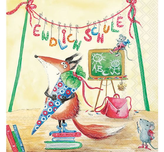 Konečně škola" ubrousek