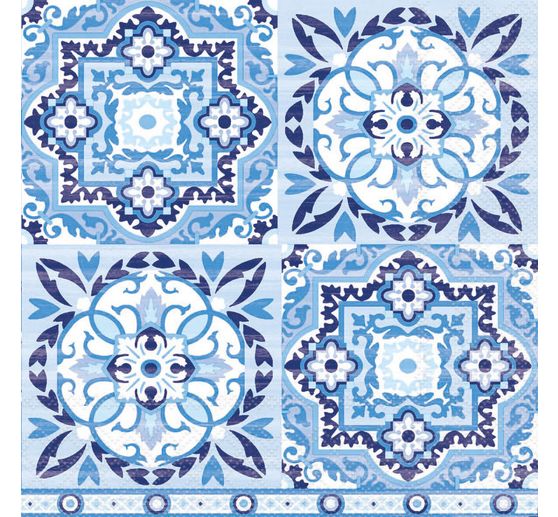 Napkin "Tiles blue"
