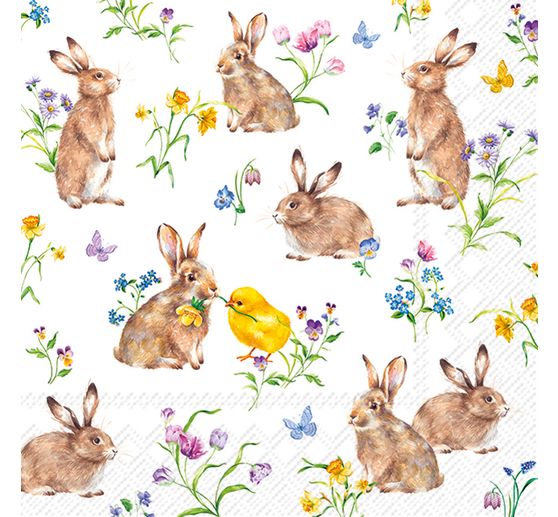 Napkin "Bunny and chick"