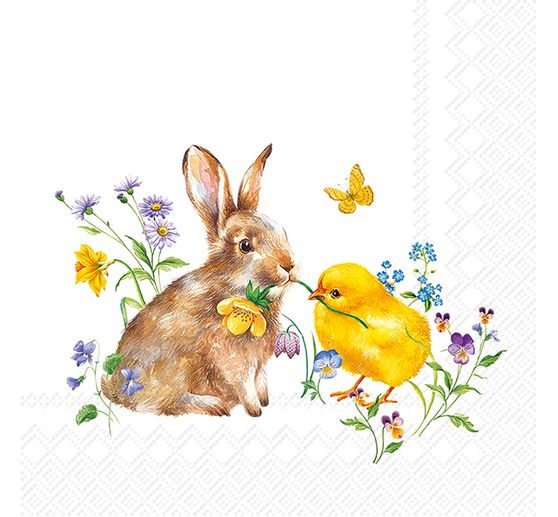 Napkin "Bunny & chick"