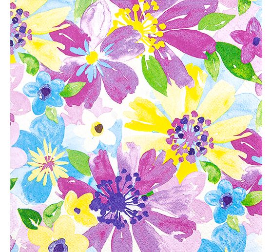 Napkins "Variety of flowers"