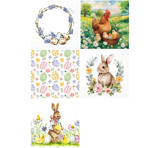 VBS Napkin set "Easter Time"