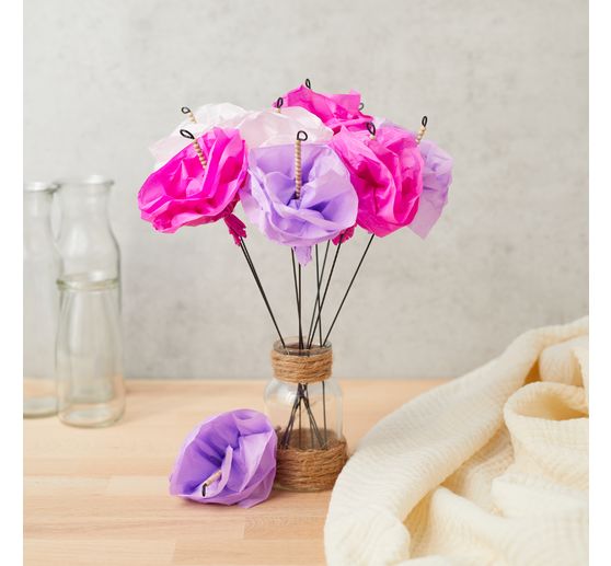 VBS Silk paper set, assorted colours