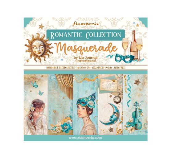 Scrapbook blok "Maškaráda"