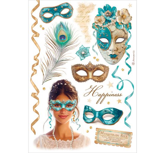 Washi Pad "Masquerade"