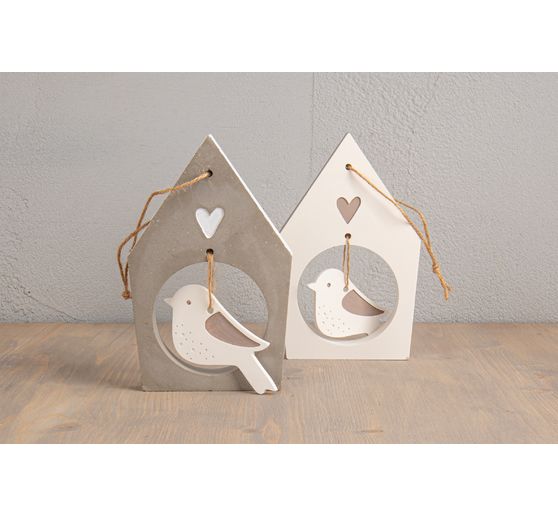 Silicone casting mould "Birdhouse & Bird"