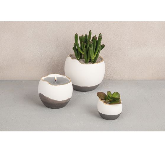 Silicone casting mould "Vase wavy edge"