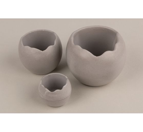 Silicone casting mould "Vase wavy edge"