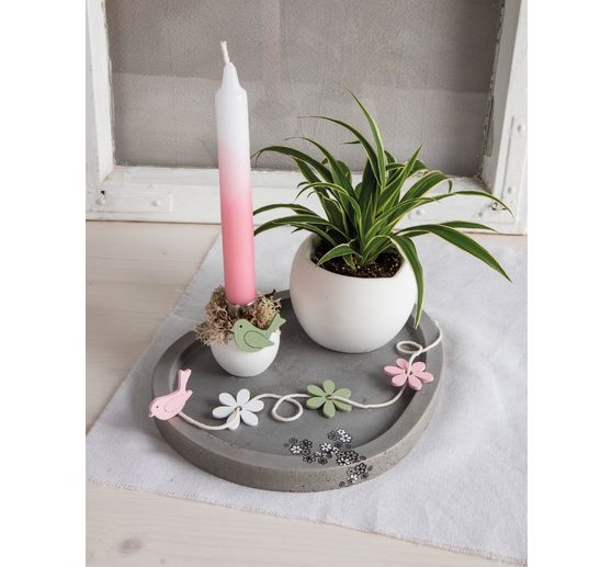 Casting mould "Decoration plate egg shape"