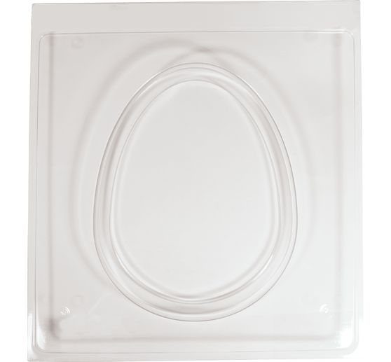 Casting mould "Decoration plate egg shape"