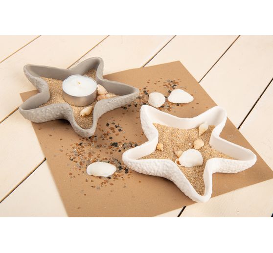 Silicone casting mould "Starfish & Sea shells"