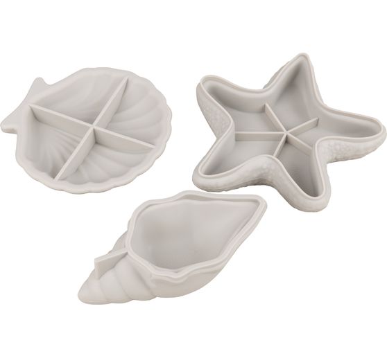 Silicone casting mould "Starfish & Sea shells"