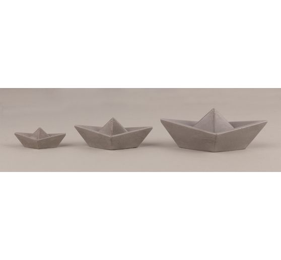 Silicone casting mould "Origami boats"