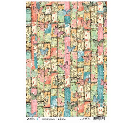 Motif straw silk "Let your soul shine"