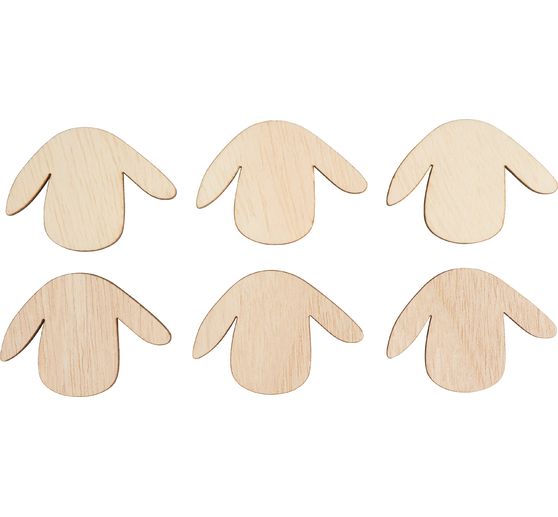 Wooden sheep head "Betty"