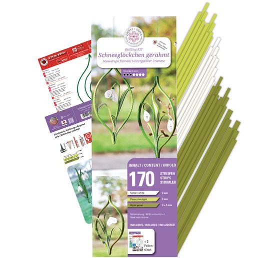 Sada na quilling "Sněhová kapka