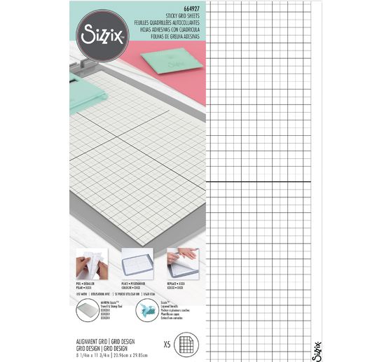 Sizzix Sticky Grid Sheets