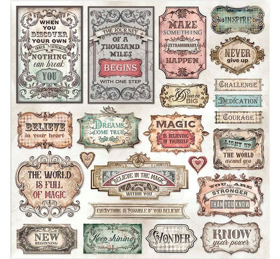 Scrapbook blok "Master of Magic"