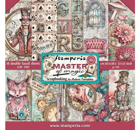 Scrapbook blok "Master of Magic"