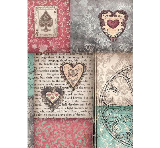 Motif straw silk backgrounds "Master of Magic"