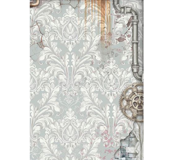 Motif straw silk backgrounds "Master of Magic"