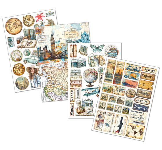 Kniha "Wanderlust" - deník a efemery