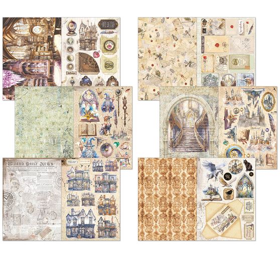 Junk Journal & Ephemera Book "Wizard Academy"