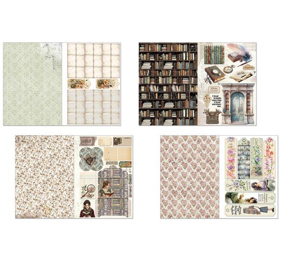 Junk Journal & Ephemera Book "Book Lovers"