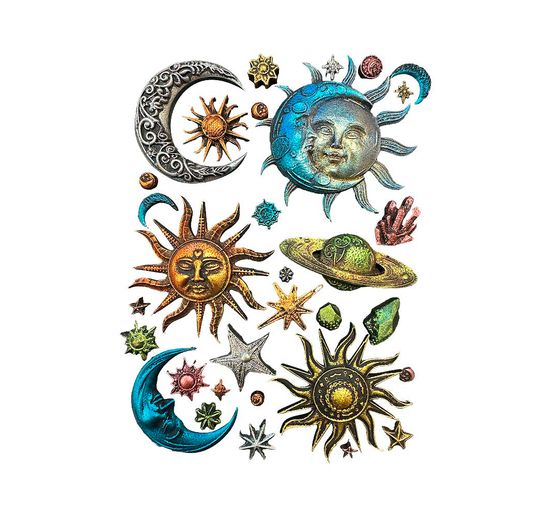 Silikonová ddlévací forma "Sun & Moon"