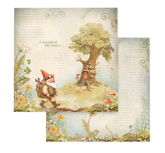 Scrapbook block "Hidden Grove"