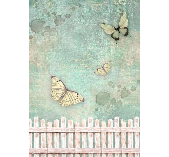 Motif straw silk backgrounds "House of Roses"