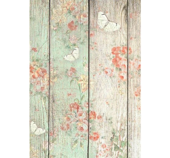 Motif straw silk backgrounds "House of Roses"