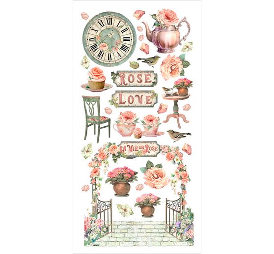 Paper Cut-Outs "House of Roses"