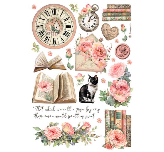 Washi podložka "Dům růží"