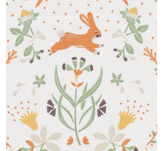 Cotton fabric "Rabbits"