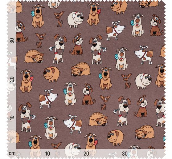 Jersey fabric "Sweet Dogs"