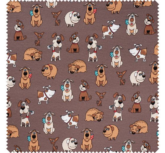 Jersey fabric "Sweet Dogs"