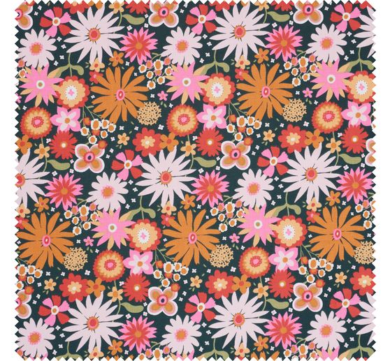 Cotton fabric "Flower Power"
