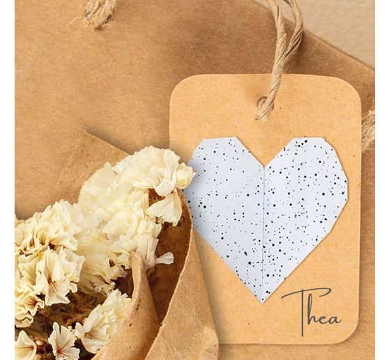 Folding paper "With Love"