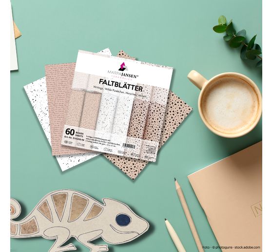 Folding paper "With Love"